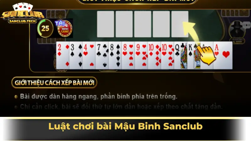 Bài Mậu Binh Sanclub – Thử thách tư duy đỉnh cao của game thủ 2 Luật chơi bài Mậu Binh Sanclub